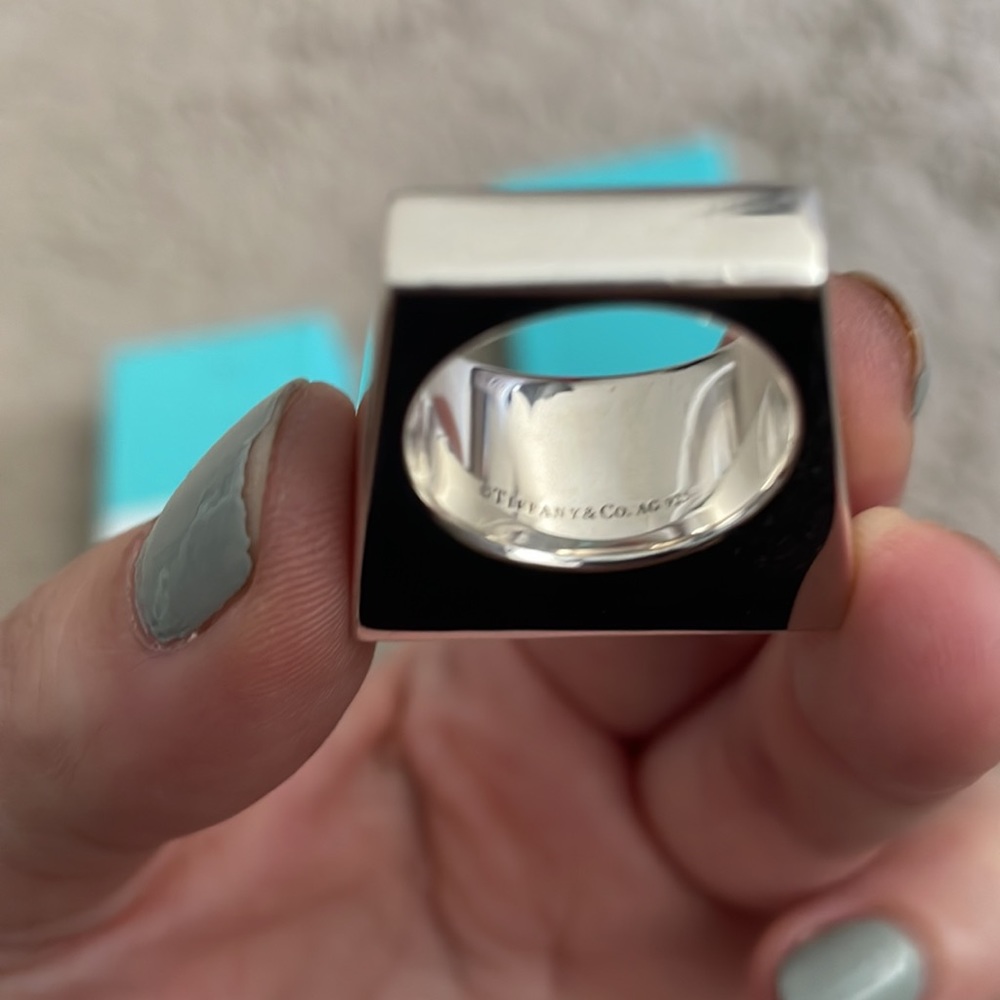 NWT Tiffany Sterling Silver Ring Size 7 - Picture 4 of 4